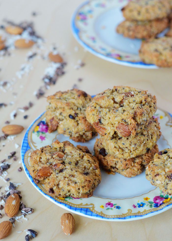 Almond coconut cacao cookies 3