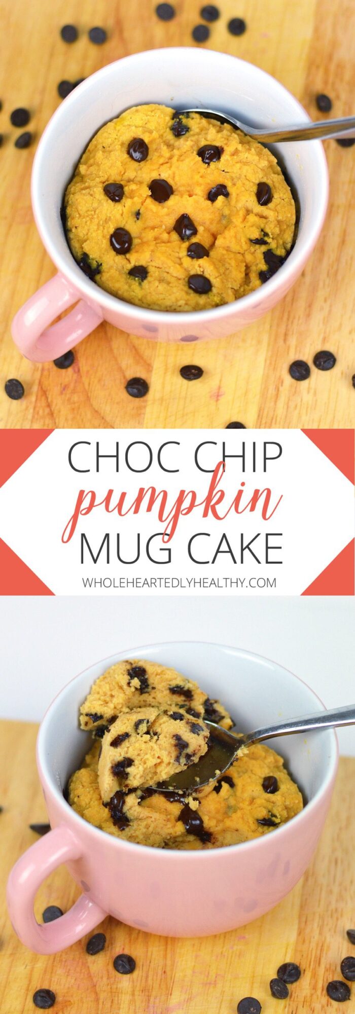 Choc chip pumpkin mug cake recipe