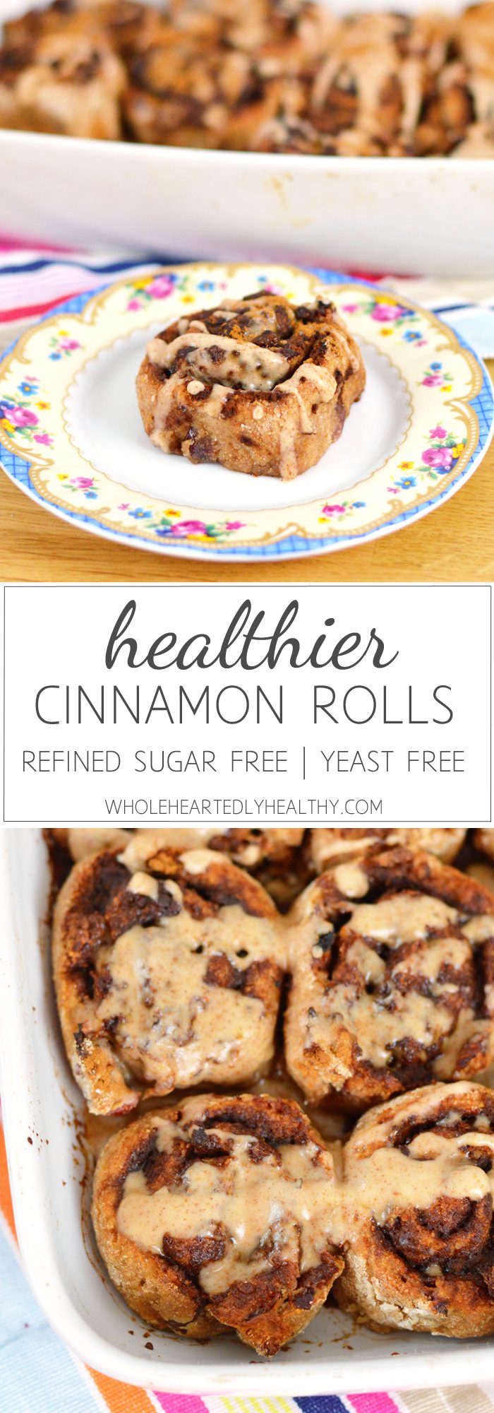 Healthy cinnamon roll recipe