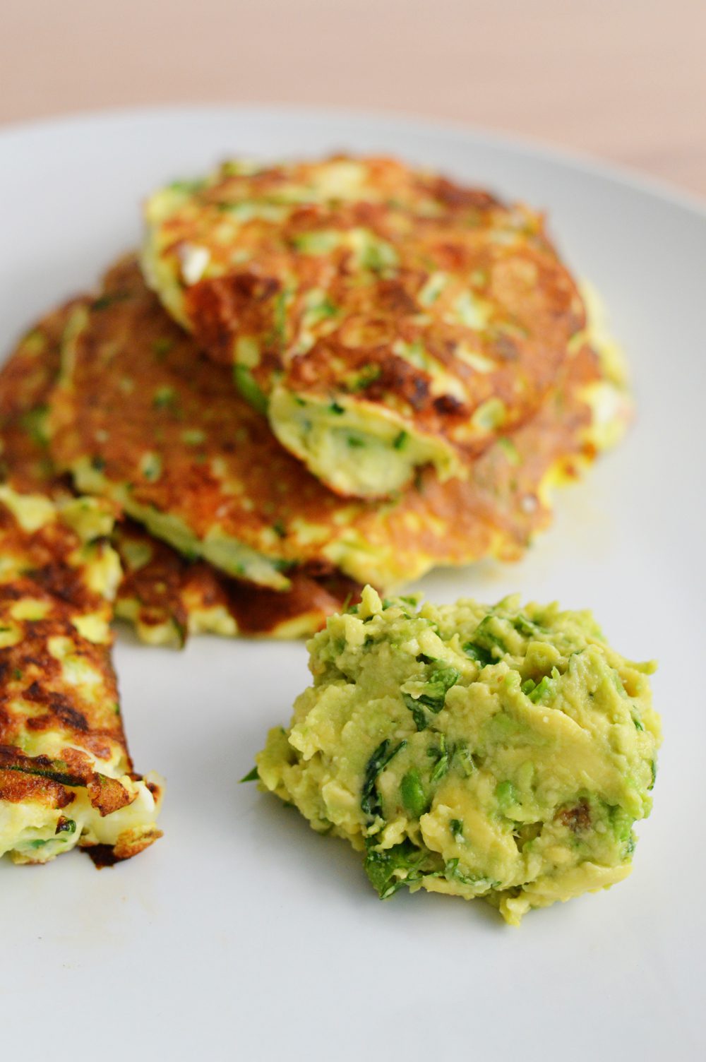 Courgette and feta fritters 1