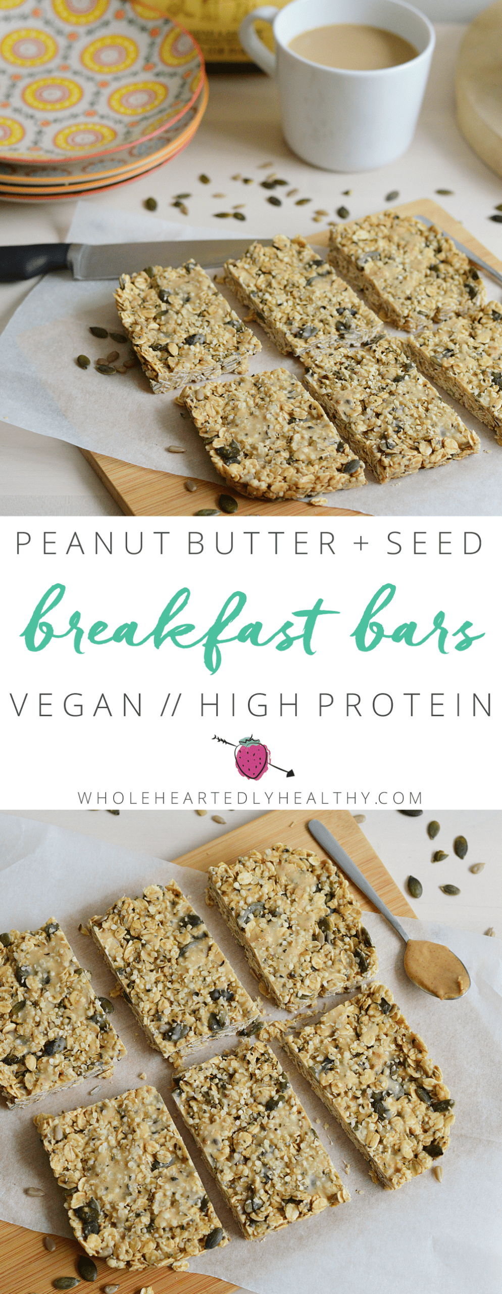 Peanut protein breakfast bars