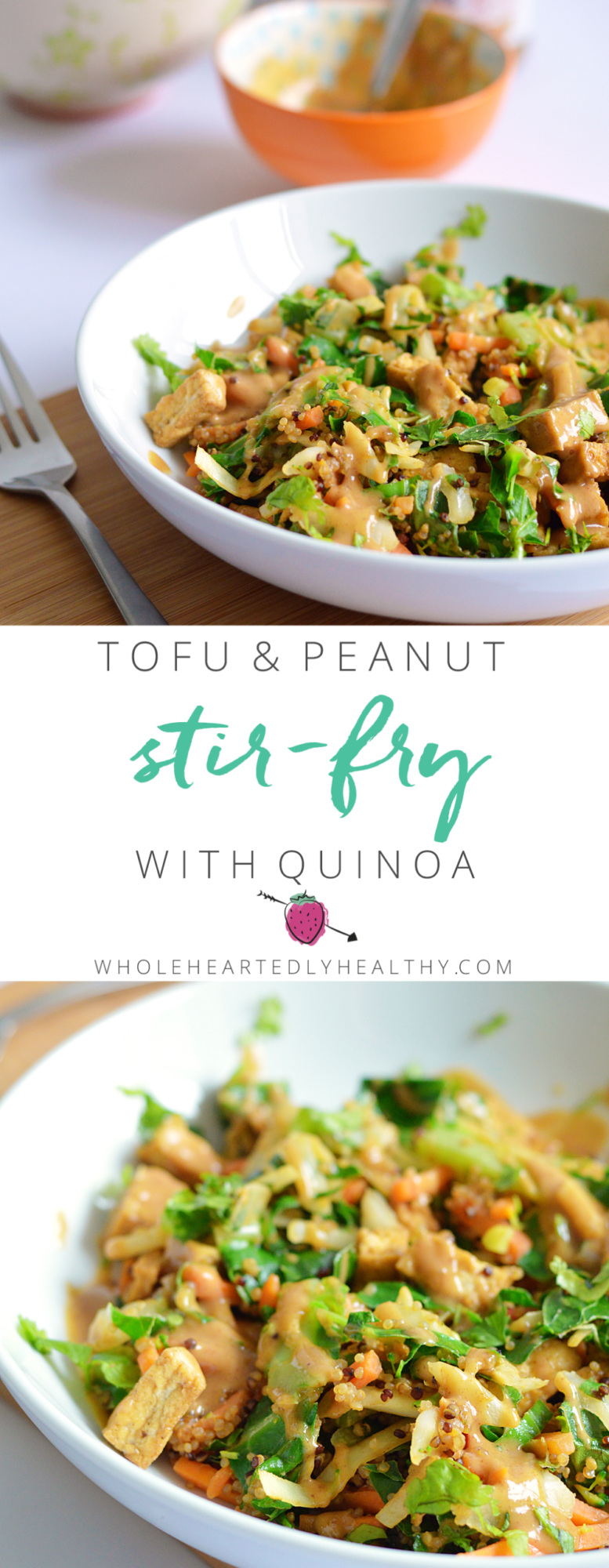 Tofu and peanut stir fry
