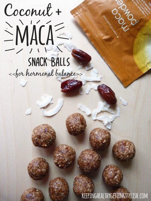 Recipe: Coconut and Maca Snack Balls (for hormonal balance)