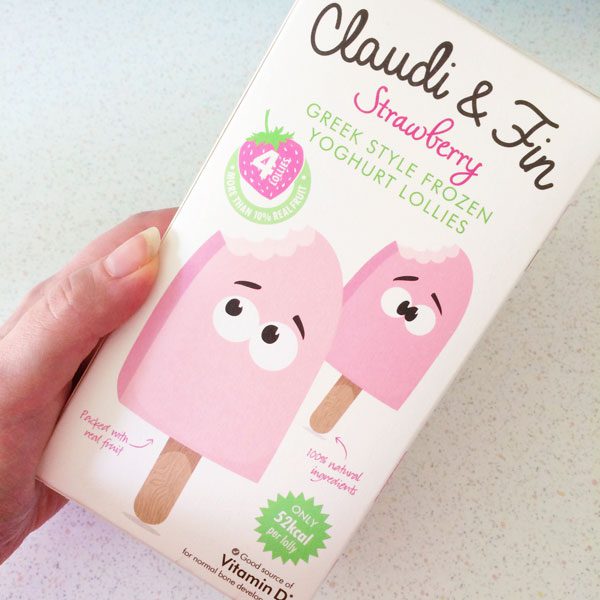 Claudie and fin ice lollies