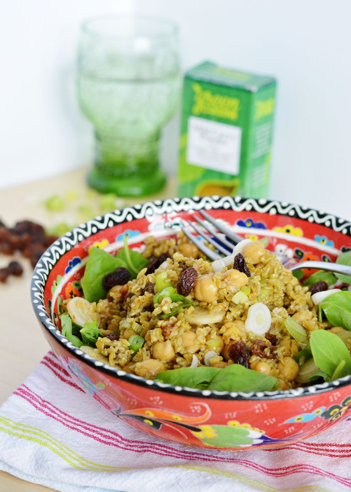 Curried chickpea freekeh salad 7