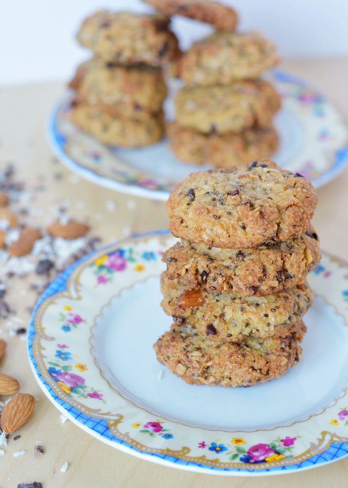 Almond coconut cacao cookies 8