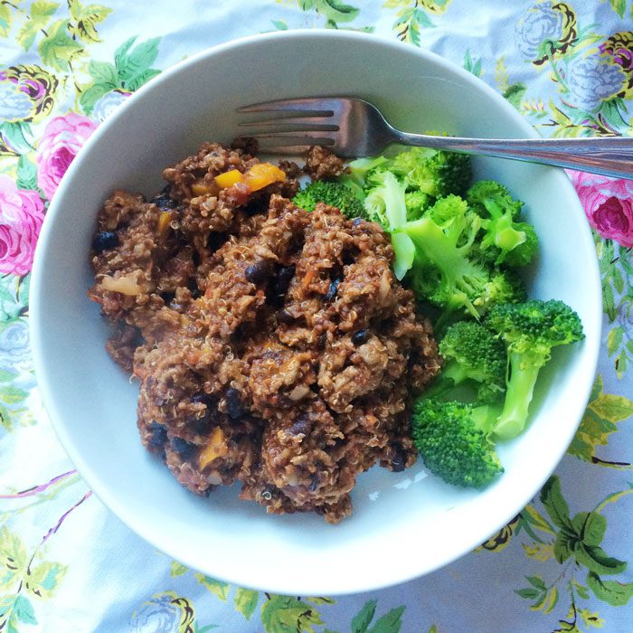 Cowboy quinoa chilli