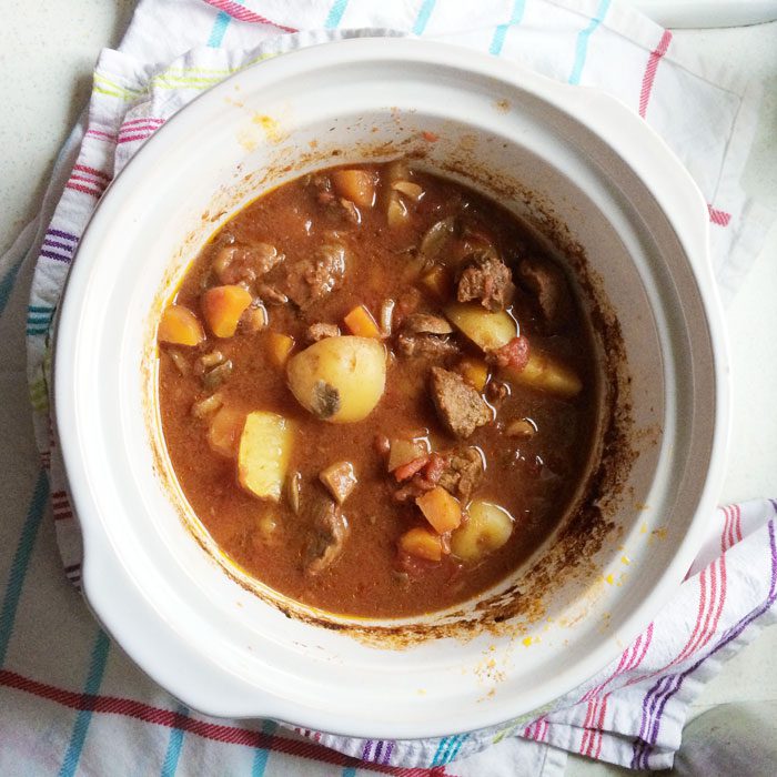 Slow cooker beef stew