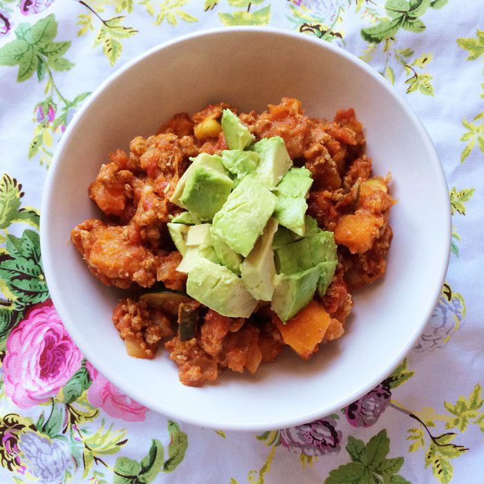 Turkey butternut chilli