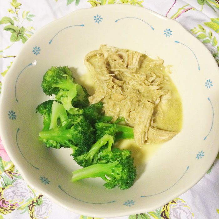 Slow cooker thai green chicken