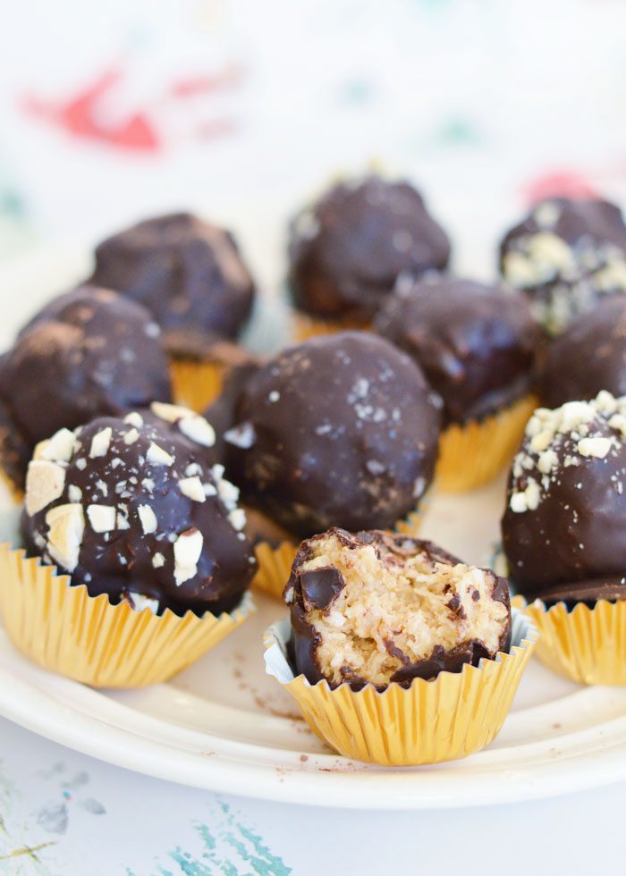 Cashew coconut truffles 11