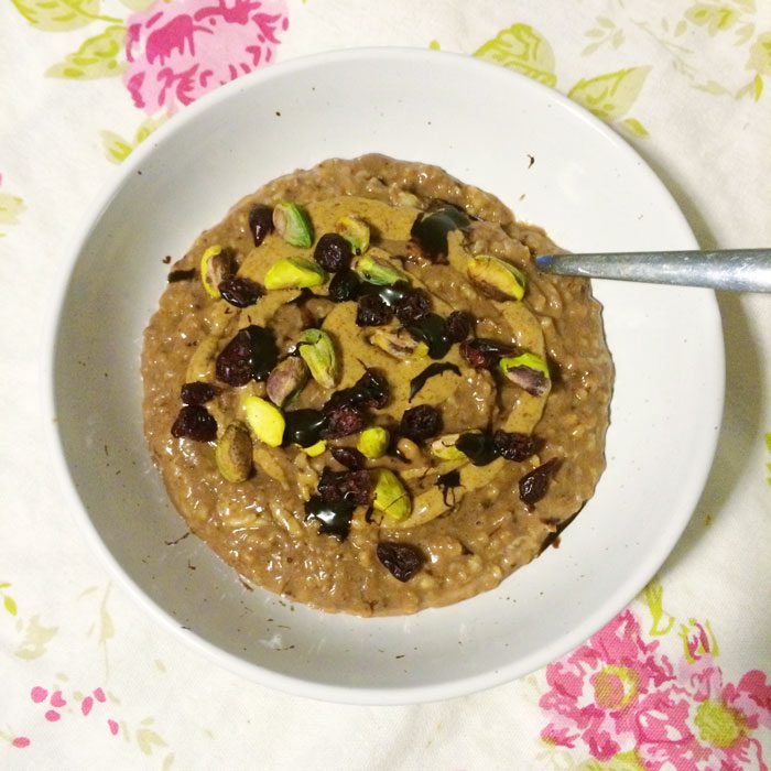 Chocolate porridge