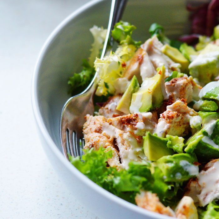 Harissa chicken salad