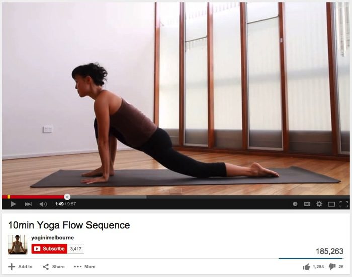 10min Yoga Flow Sequence YouTube