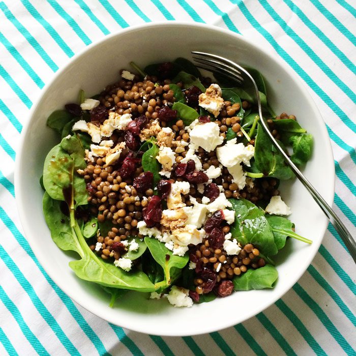 Lentil salad