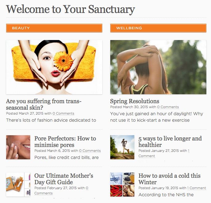 Beauty Tips Feel good essentials Sanctuary Spa Blog