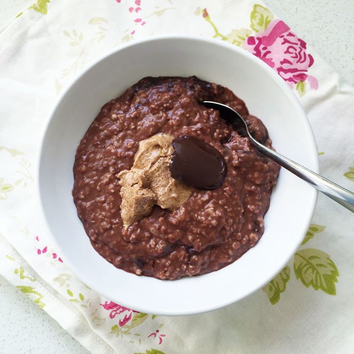 Choc cherry oats