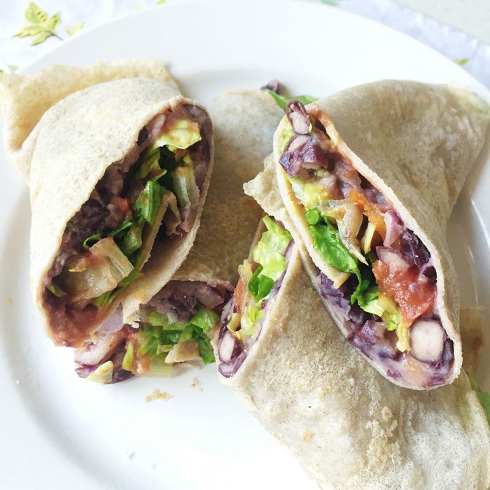 Mexican buckwheat wraps