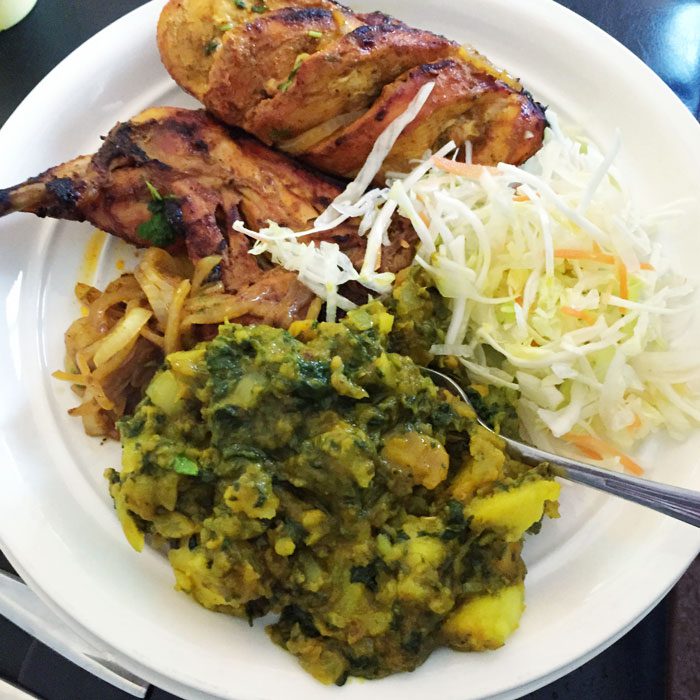 Indian takeaway tandoori chicken