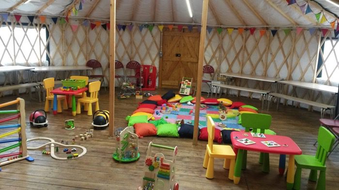 Stay and play at yurt