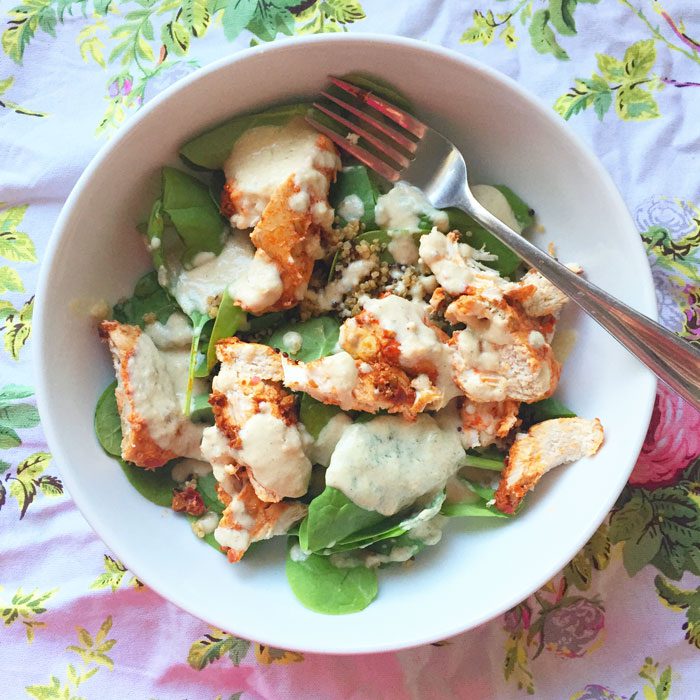 Harissa chicken salad