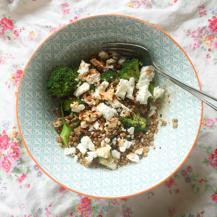 Broccoli quinoa bowl