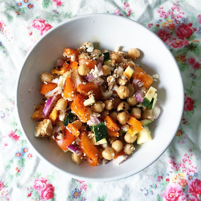 Chickpea salad