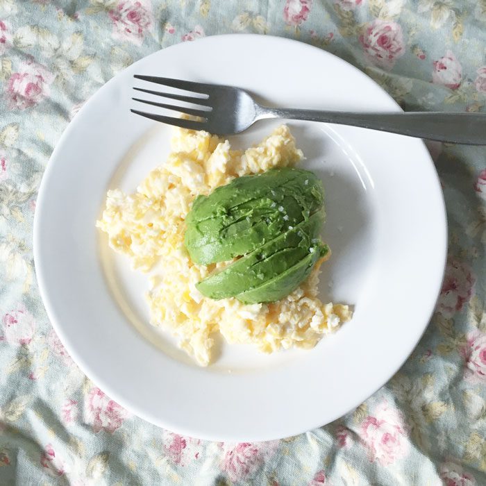 Eggs and avocado