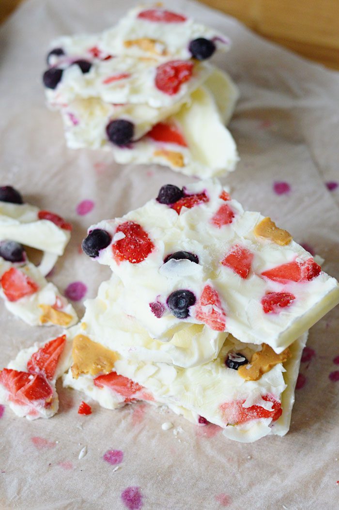 Recipe: Fruit and Nut Frozen Yoghurt Bark - Wholeheartedly Laura