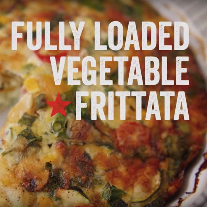 Fully Loaded Vegetable Frittata Recipe with Lion Eggs