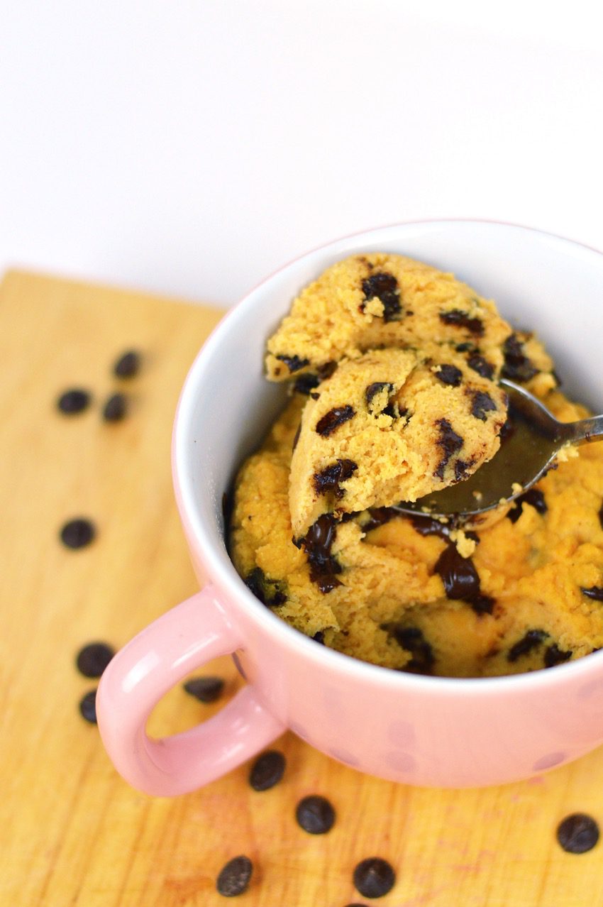 Pumpkin choc chip mug cake recipe 1