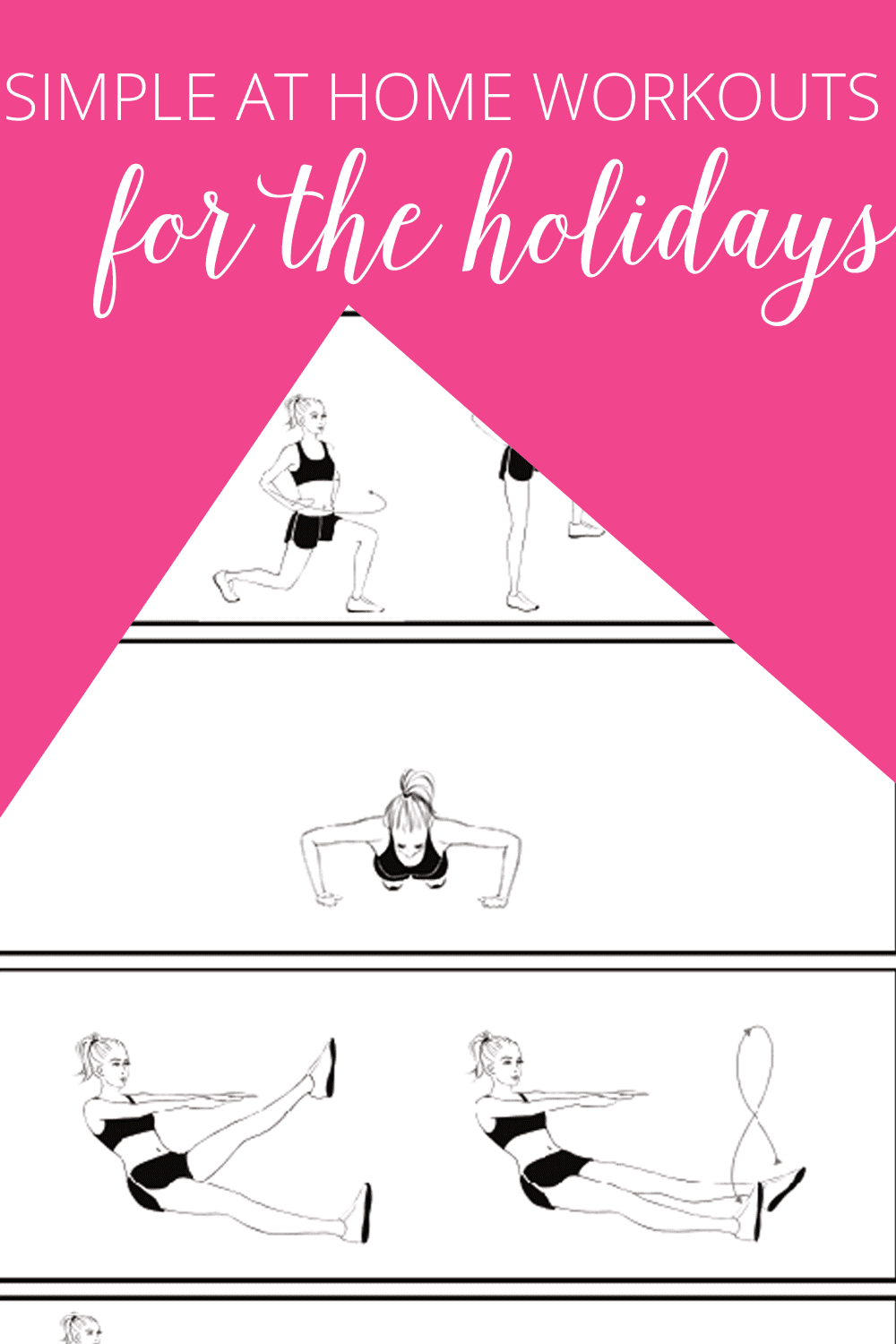 simple at home workouts for the holidays