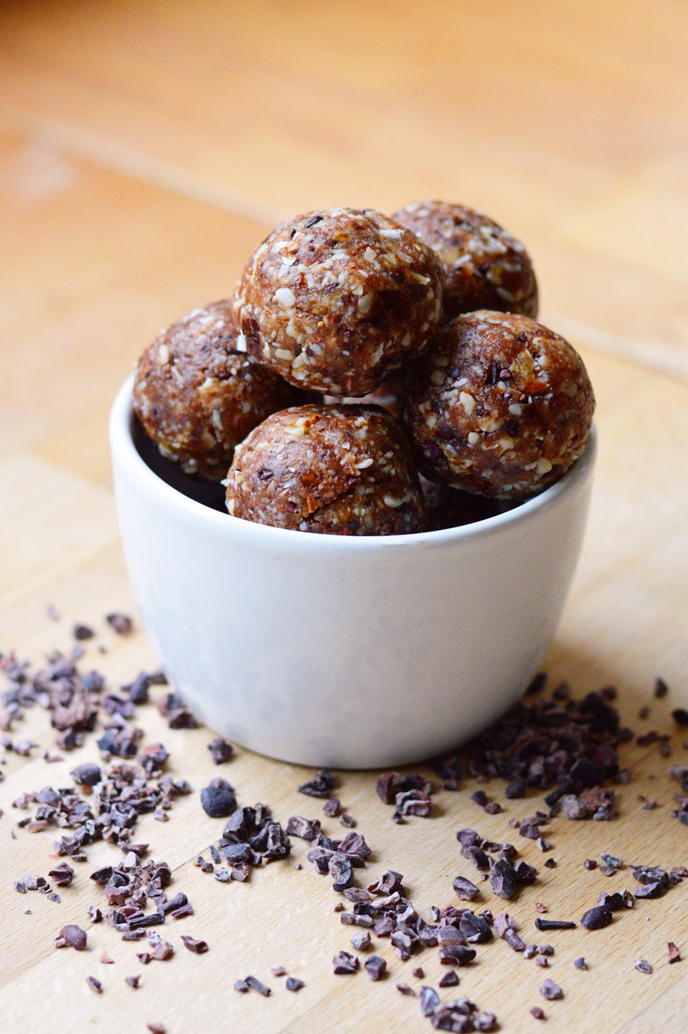 Salted Cacao Crunch Snack Balls