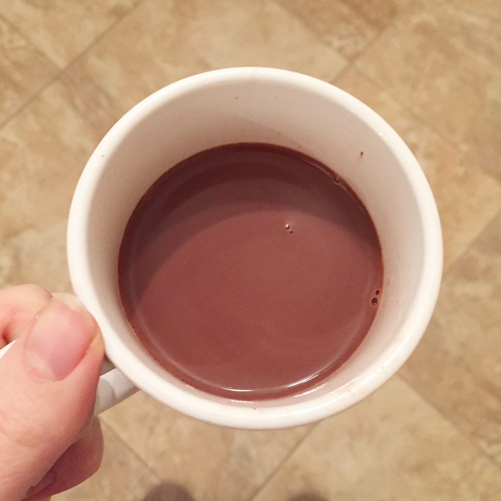 Healthy hot chocolate