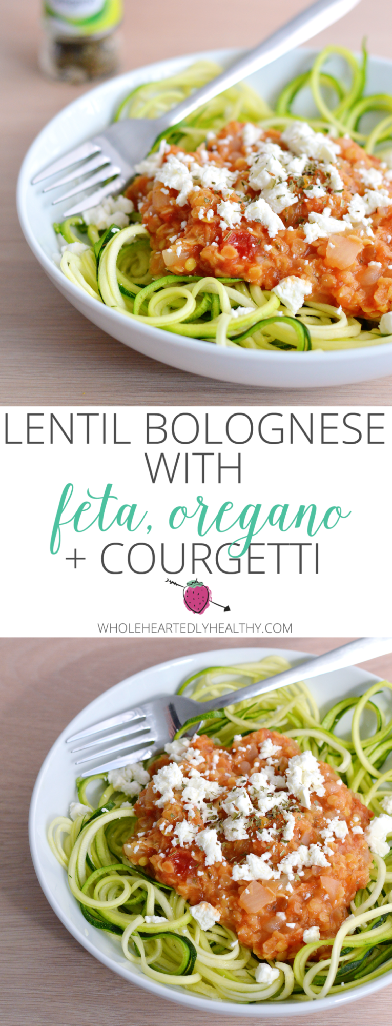 Lentil bolognese recipe