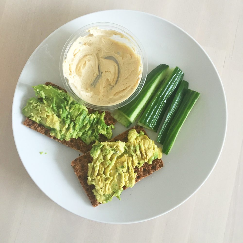 Ryvita with avocado