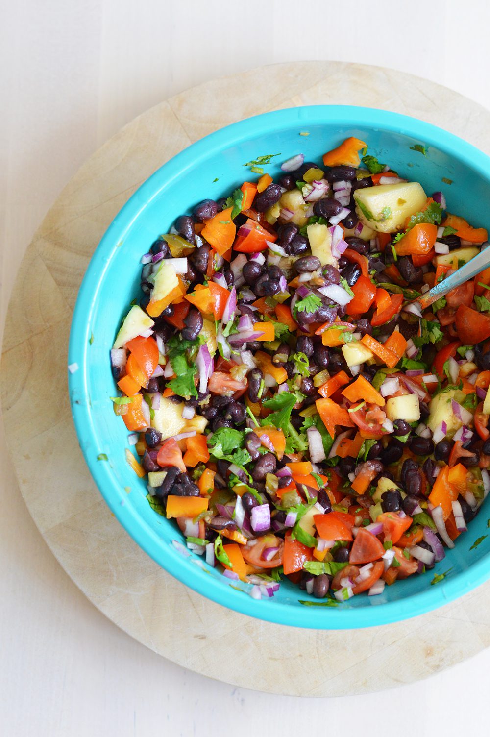 Black bean and mango salsa 3