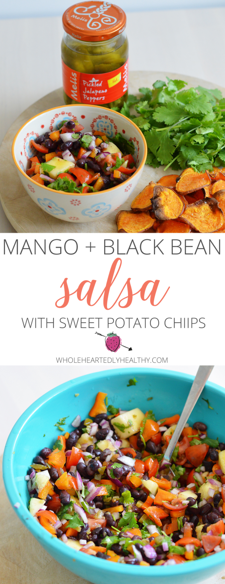 Mango and black bean salsa