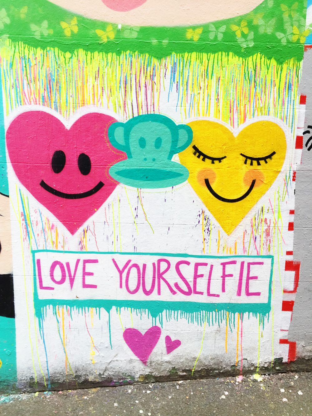 Love your selfie art in Brighton