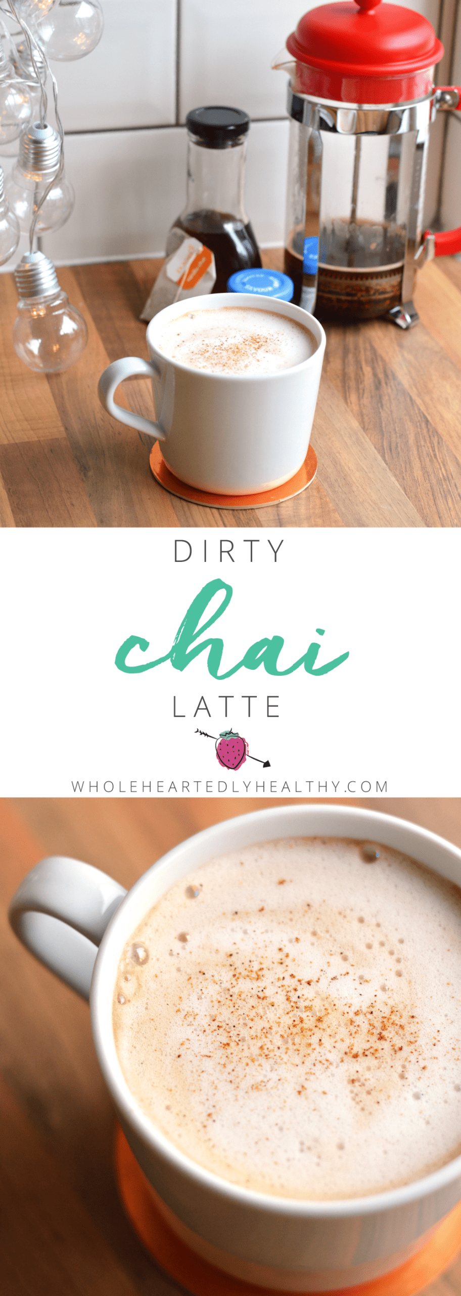 dirty chai latte