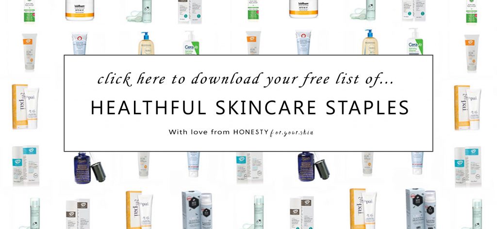 healthful skincare routine